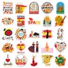 Pack of 50 Spain Stickers Car Laptop Phone Guitar Skateboard