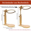 guofa Cross Stitch Stand, Embroidery Stand for Table, Embroidery Hoop