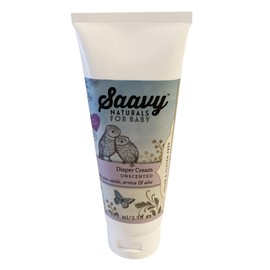 Saavy Naturals Baby Diaper Cream | Organic Diaper Rash Ointment for Infant with Zinc Oxide, Arnica & Aloe | Baby Shower Gifts | 2.5oz Unscented