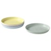 IKEA Kids Plates 7.5" Mixed Colors High Sides Unbreakable Plastic