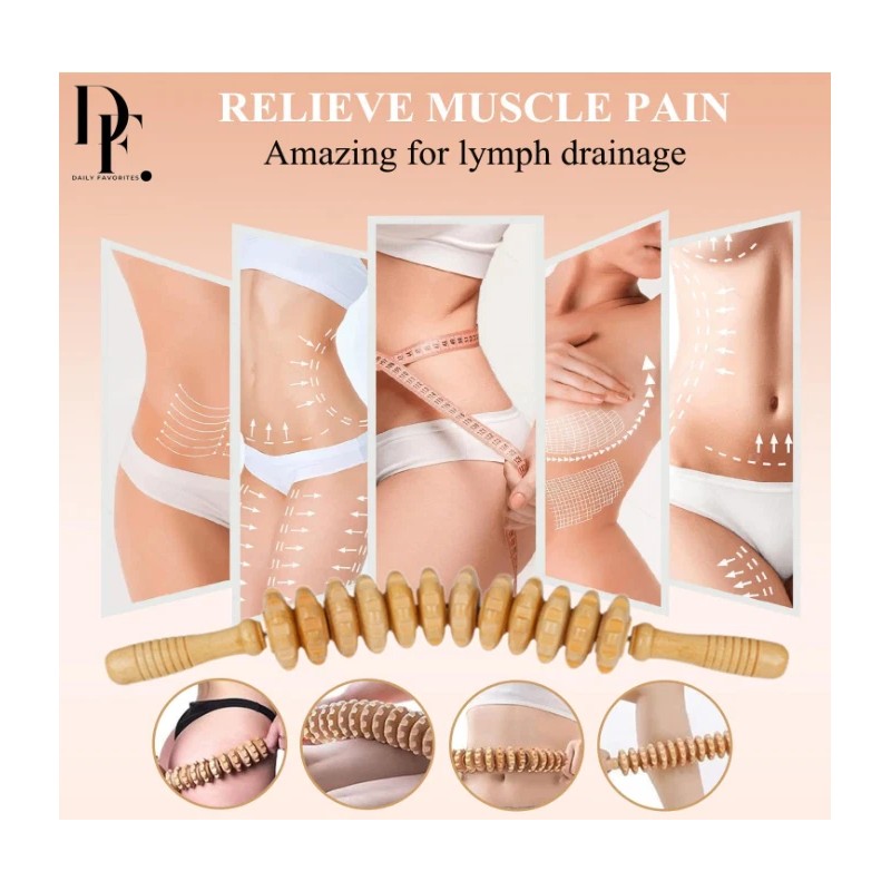 10-in-1 Wood Therapy Massage Tools – Lymphatic Drainage Massager Maderoterapia