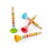 Bigjigs Toys Wooden Yellow Trumpet - Children's Musical Instrument Toys