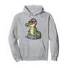 DJ Alligator Rainbow Headphones Pullover Hoodie