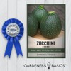 Round Zucchini Seeds for Planting Heirloom, Non-GMO Vegetable Summer Squash