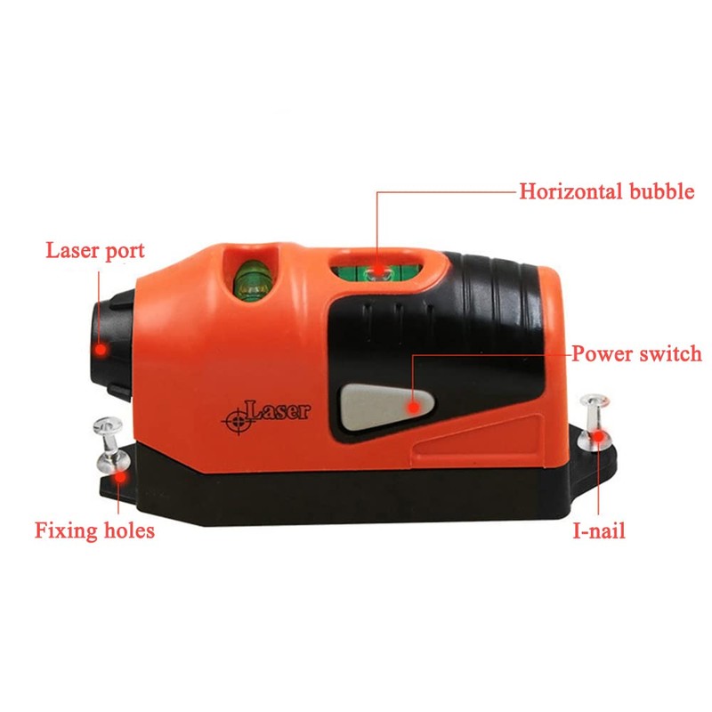Baceyong Red Laser Level Self Leveling, Vertical Measure Tool Straight