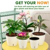 Planterhoma 5 Inch Self Watering Pots for Indoor Plants, 12