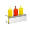 HENDI Sauce Bottle Holder, 3 Cut-Outs, for HENDI Dispenser Bottles,