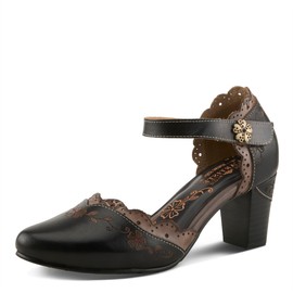 L'Artiste by Spring Step Women's Sayyes, Black Multi, 5, Medium