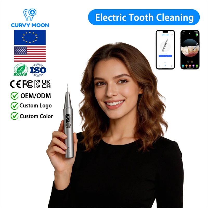CURVY MOON Home Use Calculus Plaque Remover Visual Smart Tartar