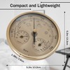 3 in 1 Barometer Weather Station Barometer Thermometer Hygrometer, Pressure