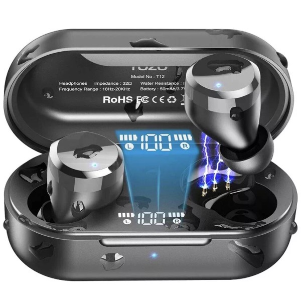 TOZO T12 Wireless Earbuds Bluetooth Headphones IPX8 BRAND NEW &