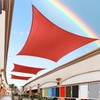 Royal Shade 12' x 20' Red Rectangle Sun Shade Sail