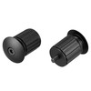 X AUTOHAUX 1 Pair Aluminum Alloy 17.5-22mm Handlebar End Plugs