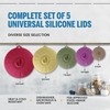 Silicone Lids for Food Storage - 5 Pack - 5