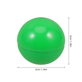 Cabilock Pack of 50 Plastic Bingo Balls: 3 cm Large Raffle Balls Hollow Play Balls Replacement for Lost Bingo Balls Ideal for Parties Bingo Evenings and Tombola
