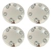 4pcs Chrome Wheel Center Cap HUB Cover 9593979 for Chevy