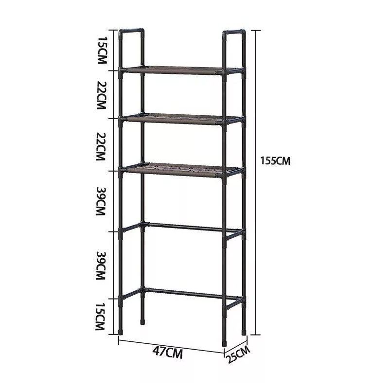 Yooshi Organizador Mueble De Baño Estante Toallero Sanitario Rack