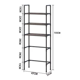 Yooshi Organizador Mueble De Baño Estante Toallero Sanitario Rack