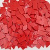 200g Stained Glass Mosaic Tiles, 230 Pieces Square Triangle Rhombus