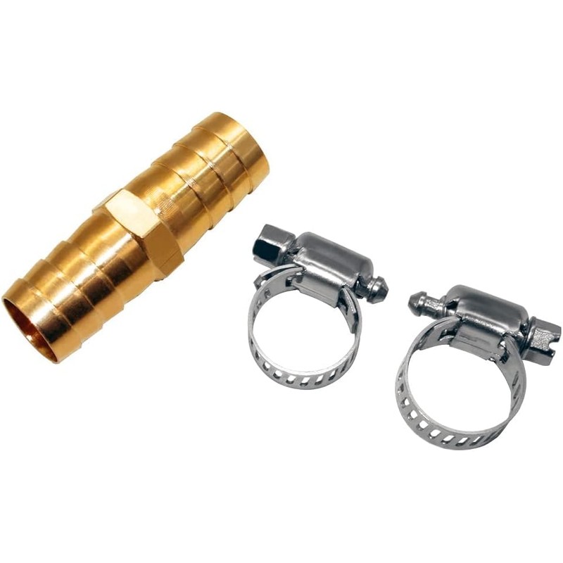Fitvell 8PCS 1/2 Inch Garden Hose Repair Mender Brass Water