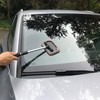 Polyte Pivoting Windshield Glass Cleaning Tool Extendable Aluminum Handle w/3