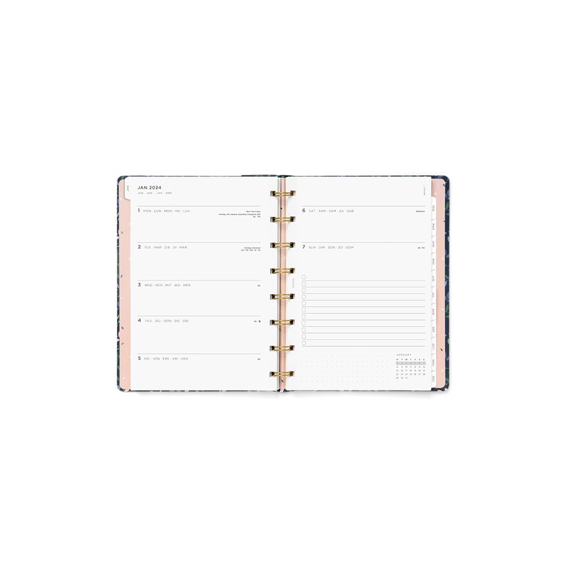 Filofax A5 2024 Planner - Garden Twilight