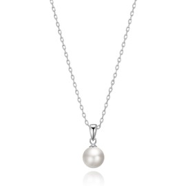 Philip Jones Sterling Silver White Shell Pearl Necklace