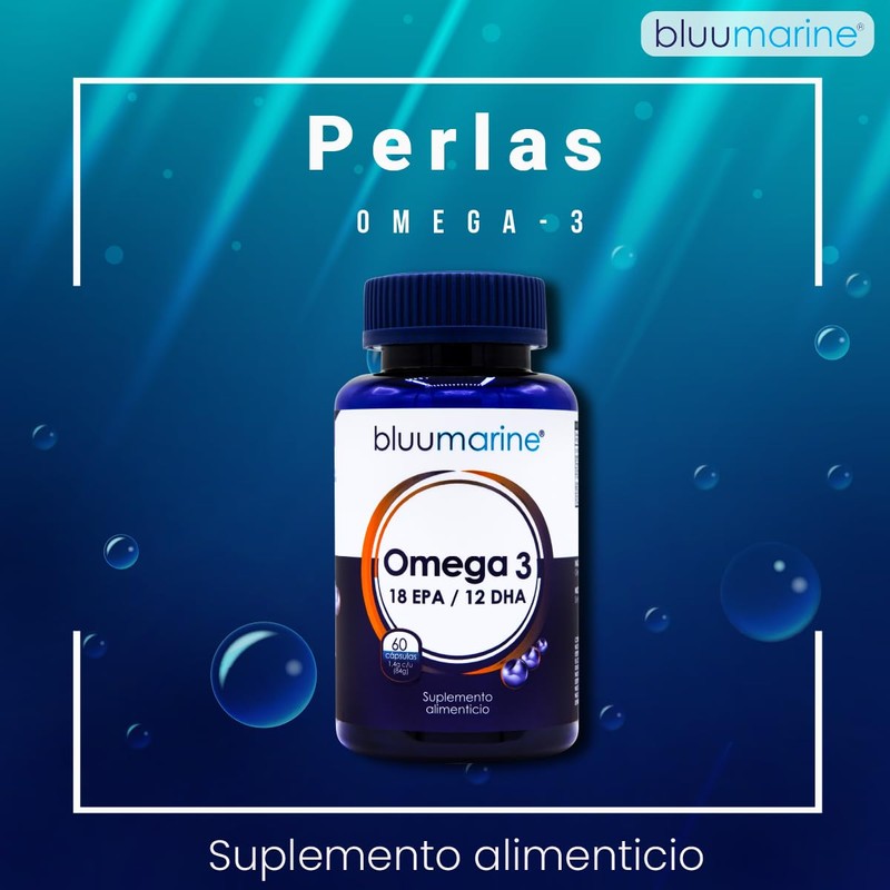 Bluumarine | Capsulas Omega 3 18 EPA / 12 DHA