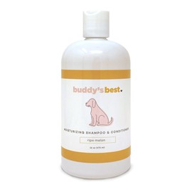 Buddy's Best, Dog Shampoo and Conditioner in One - Hypoallergenic, Oatmeal Shampoo for Dogs with Sensitive Skin - Moisturizing Dog Wash