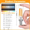 Porbench E12 LED Bulb, 6W E12 Bulb Dimmable (60W Equivalent)
