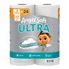 Angel Soft Ultra Toilet Paper, 6 Mega Rolls = 24