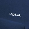 LogiLink ID0027B - Mauspad mit Silikon Gel Handauflage, Farbe: Blau
