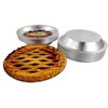 Pactogo 9" Disposable Heavy Smooth-Wall Aluminum Foil Pie Pans (Pack