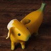 Banana Dog Sculpture Resin Funny Lovely Lightweight Banana Dog Art