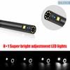 handheld Endoscope 1080P HD 8mm dual Lens 4.3 Inch Screen