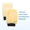 sourcing map 4pcs Car Wash Mitts 9" x 5" Scratch
