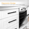 Onateel 30 Pack 5 Inch Cabinet Handles Matte Black Cabinet