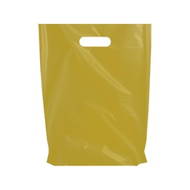 Retail Plastic Merchandise Bags, Die Cut Handles, Strong, Tear Resistent, different Sizes and Colors. Perfect for Retail Stores, Birthdays, Parties or Any Events. Packs of 100/200/500/1000 (12x15",