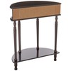 Frenchi Home Furnishing End Table/Side Table, Espresso Finish