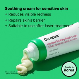 Dr.Jart+ Cicapair Sensitive Skin Korean Face Moisturizer for Redness and Barrier Repair with Centella Asiatica | Korean Skin Care, 1.69 Fl Oz