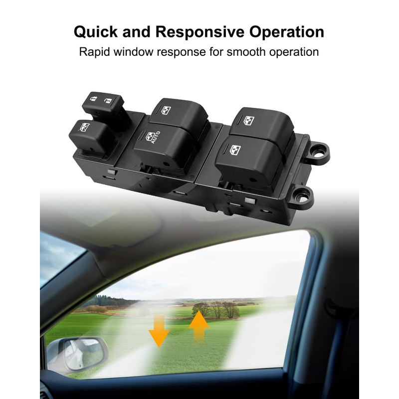 AUGREX Master Power Window Control Switch Front Left Driver Side