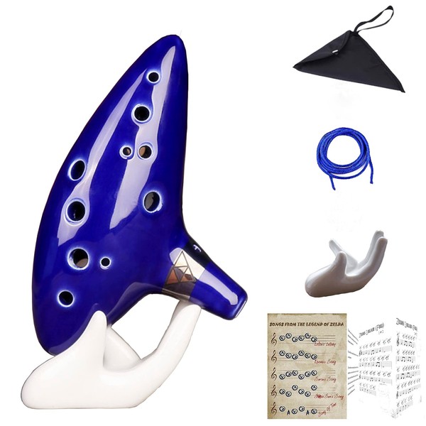 Aovoa 12 Hole Ocarina for Legend of Zelda with 2