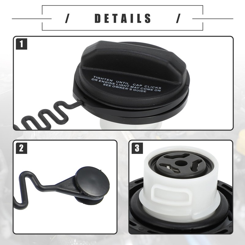 QUARKZMAN 1 x Car Gas Fuel Cap for Volvo C30