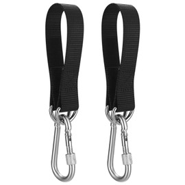 Pack of 2 Hammock Attachment Suspension Strap Kit, Swing Attachment Tree Strap, Hanging Chair Attachment Set, Tree Swing Strap, Swing Attachment with Carabiners D-Rings for Swing Suspension