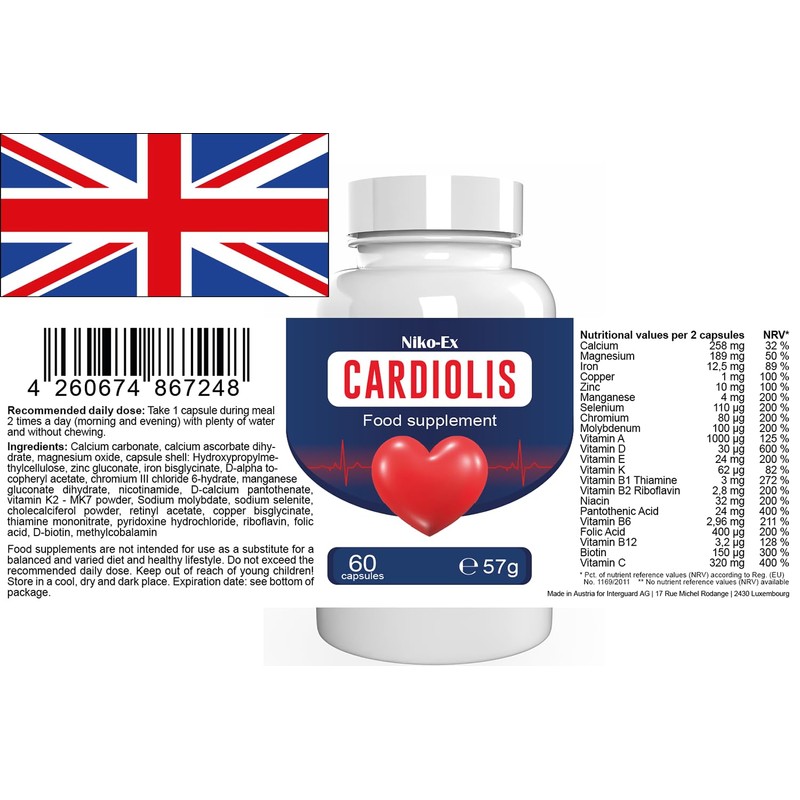 Cardiolis Forte - 60 Kapseln