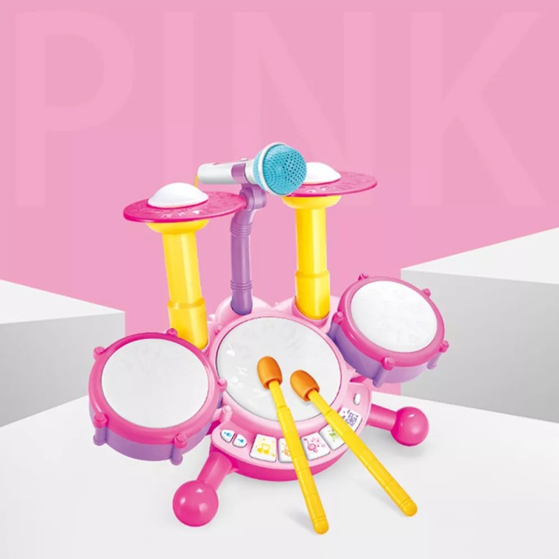 Generic W Juego De Batería Para Niños Con Baquetas Y