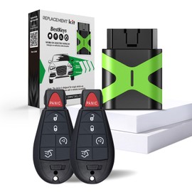 BestKes Key Fob Program, Key Replacement Kit,Simple OBD DIY Programmable Tool for Keyless Entry Car Remote for IYZ-C01C or M3N5WY783X,Add 2 Keys (5 Buttons)