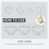 AIO Compresas menstruales de tela reutilizables y lavables, 8 compresas