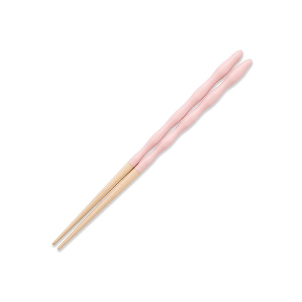 Kumokumo Chopsticks G-64691 Children, Dishwasher Safe, Natural Wood, 7.1 inches (18 cm), Unisex, 7 - 9 Years, Cloud, Pink, Made in Japan
