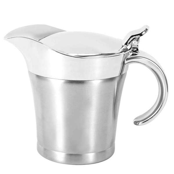 Stainless Steel Insulated Gravy Boat, Double Wall Gravy Warmer Sauce